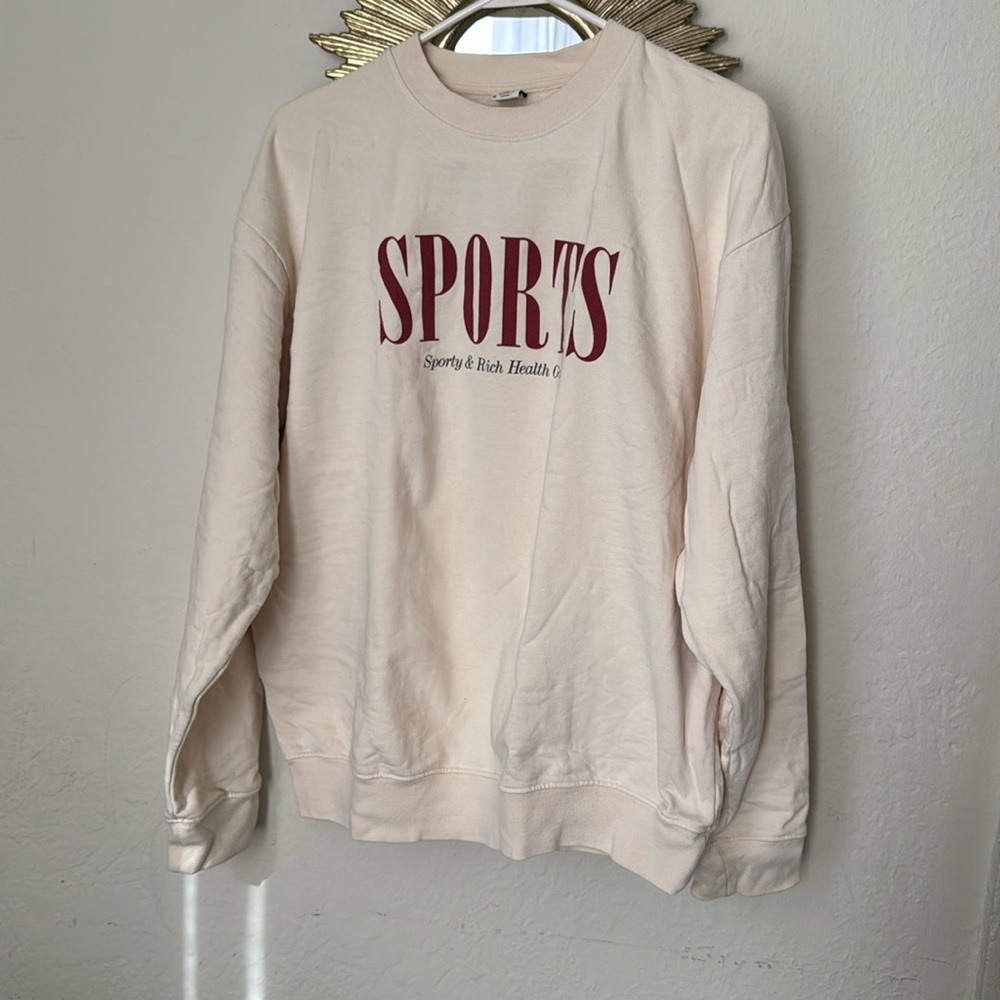 Sporty And Rich SPORTS Sweatshirt Medium